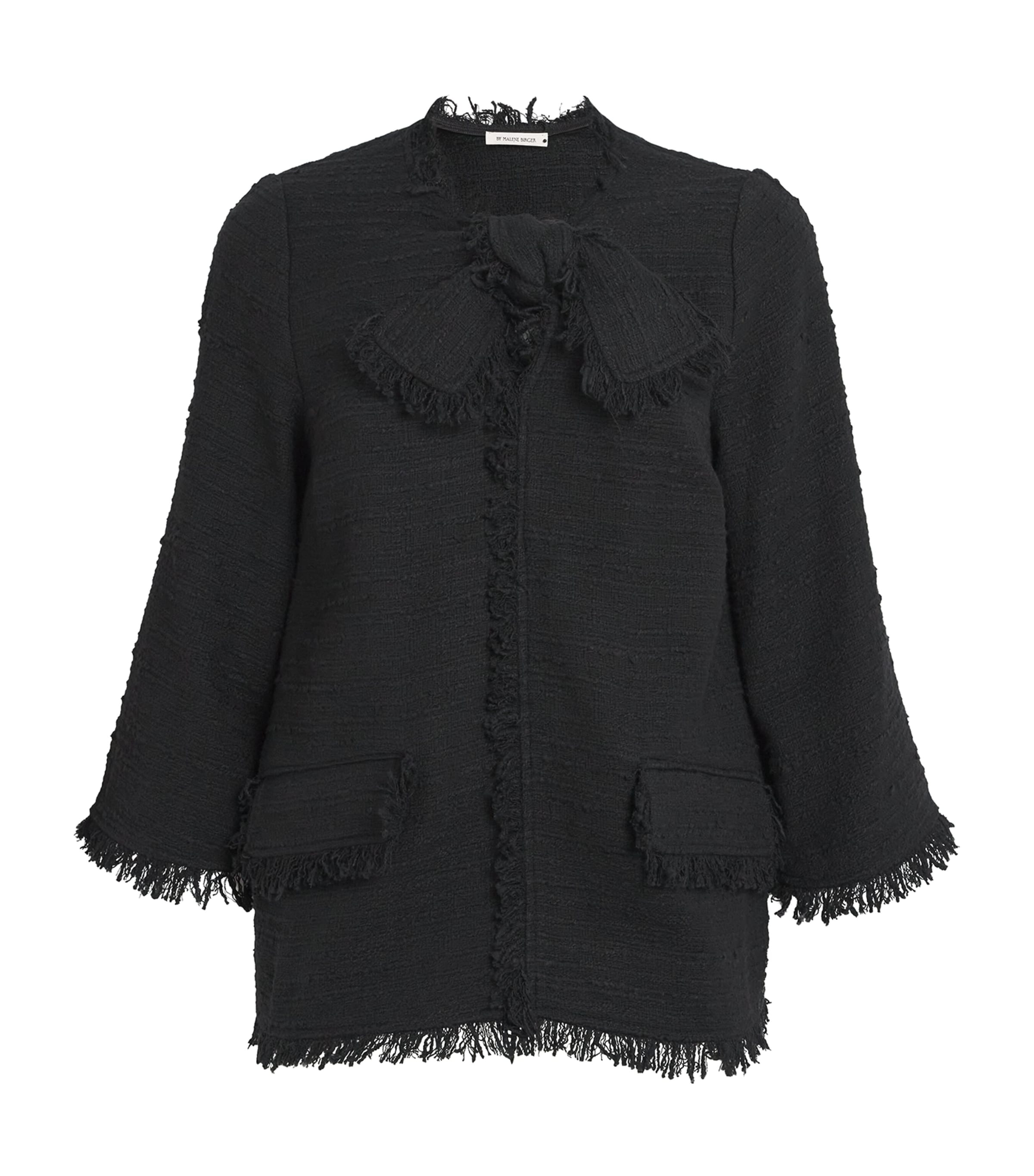 By Malene Birger Black Cotton-Blend Diana Blouse