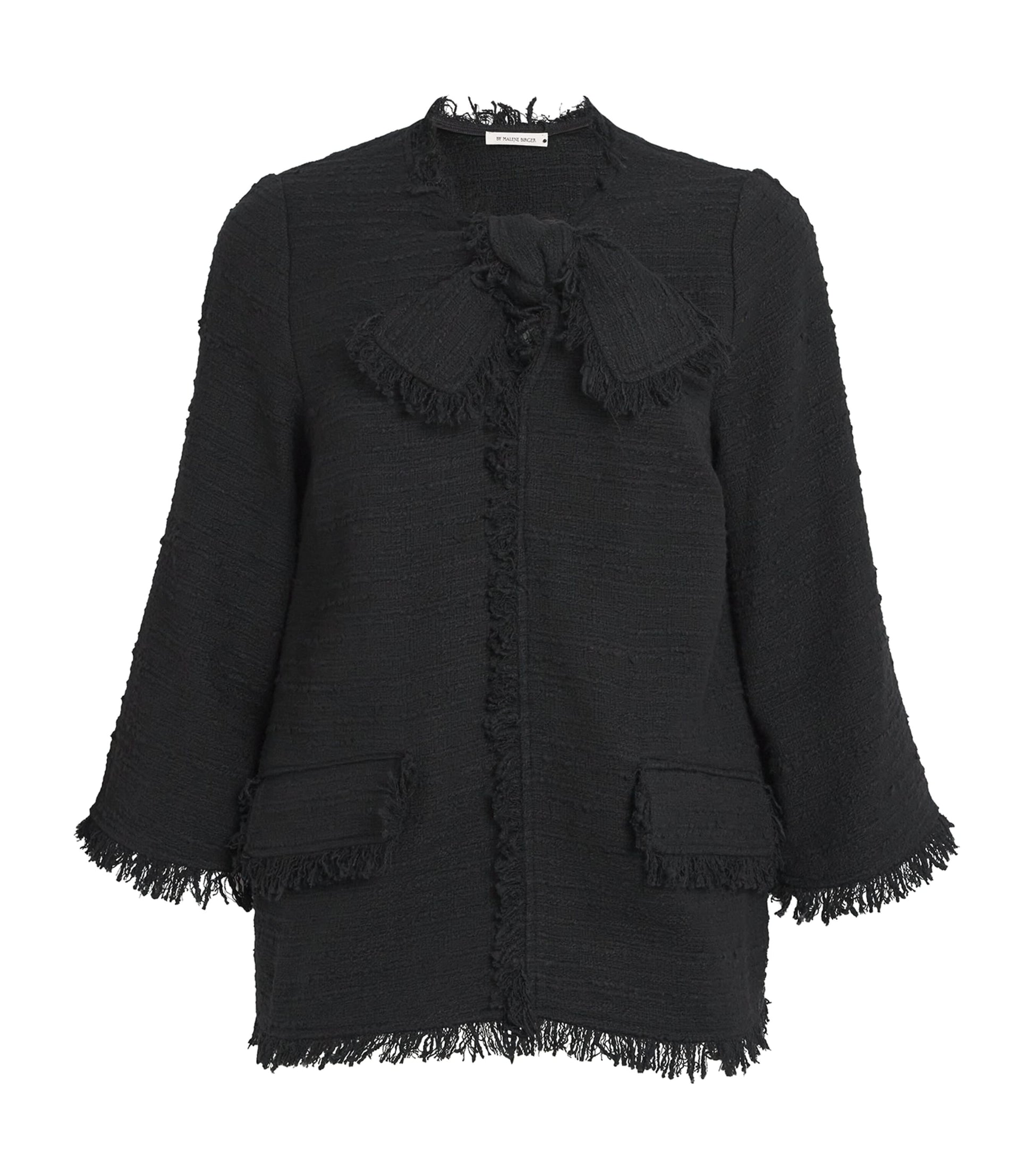 By Malene Birger Black Cotton-Blend Diana Blouse