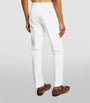Cotton-Blend Straight Chinos