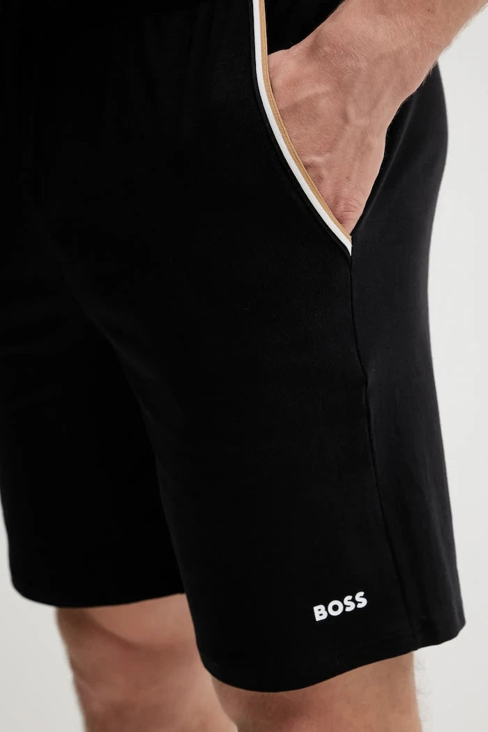 BOSS Erkek Pamuk ve Elastan Ev Şortu Unique Shorts CW