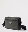 Prada Re-Nylon Saffiano leather-Trim Shoulder Bag