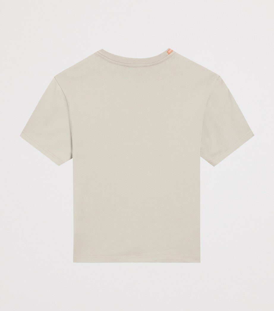 Dolce & Gabbana Kids Cotton Compass Oversized T-Shirt (8-12 Years)