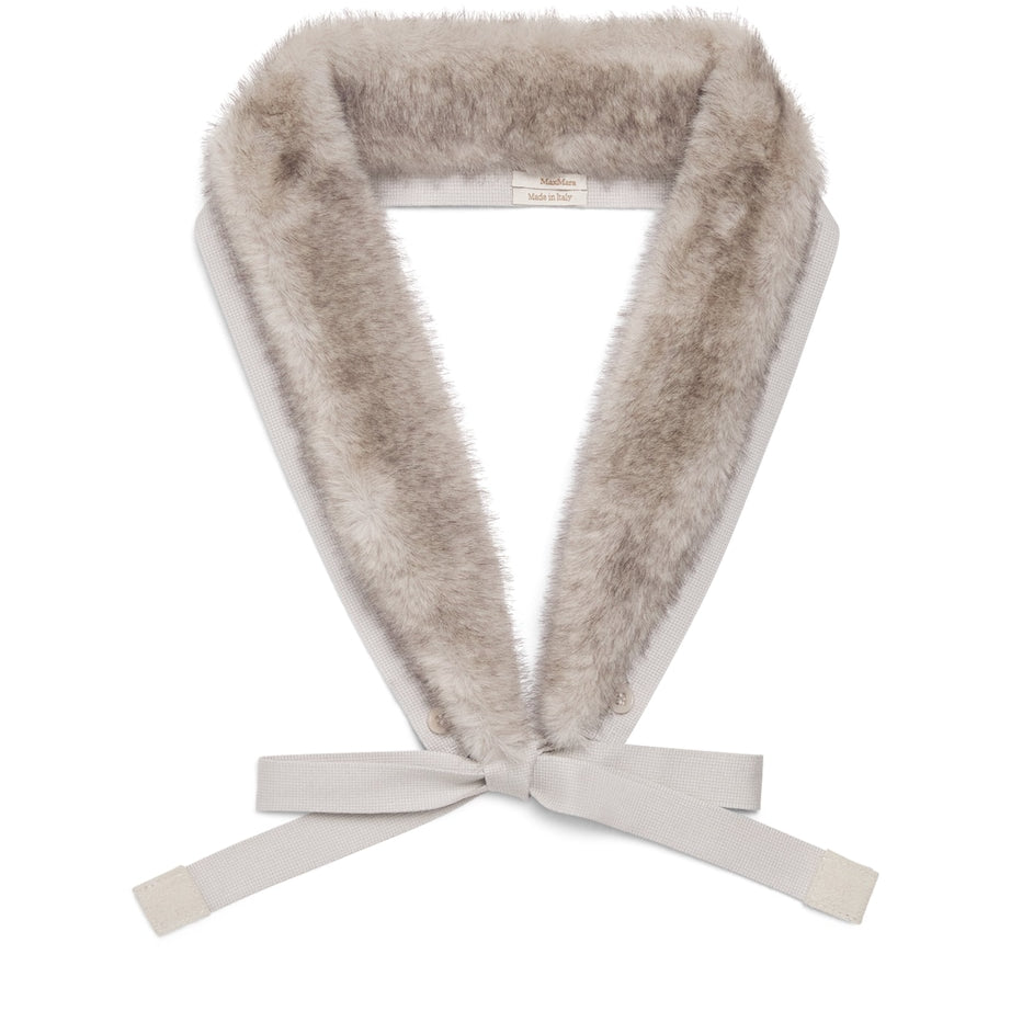 Grey Faux Fur Hood Trim