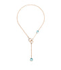 Pomellato Mixed Gold, Diamond and Topaz Nudo Necklace