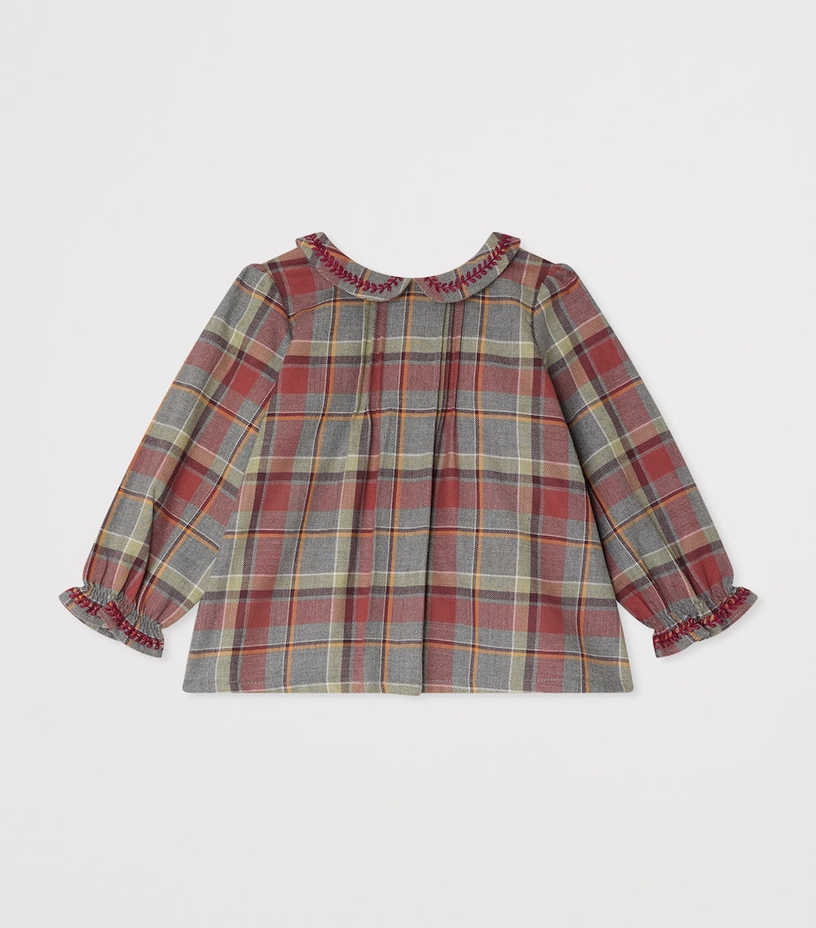 Cotton Tartan Blouse (6-18 Months)