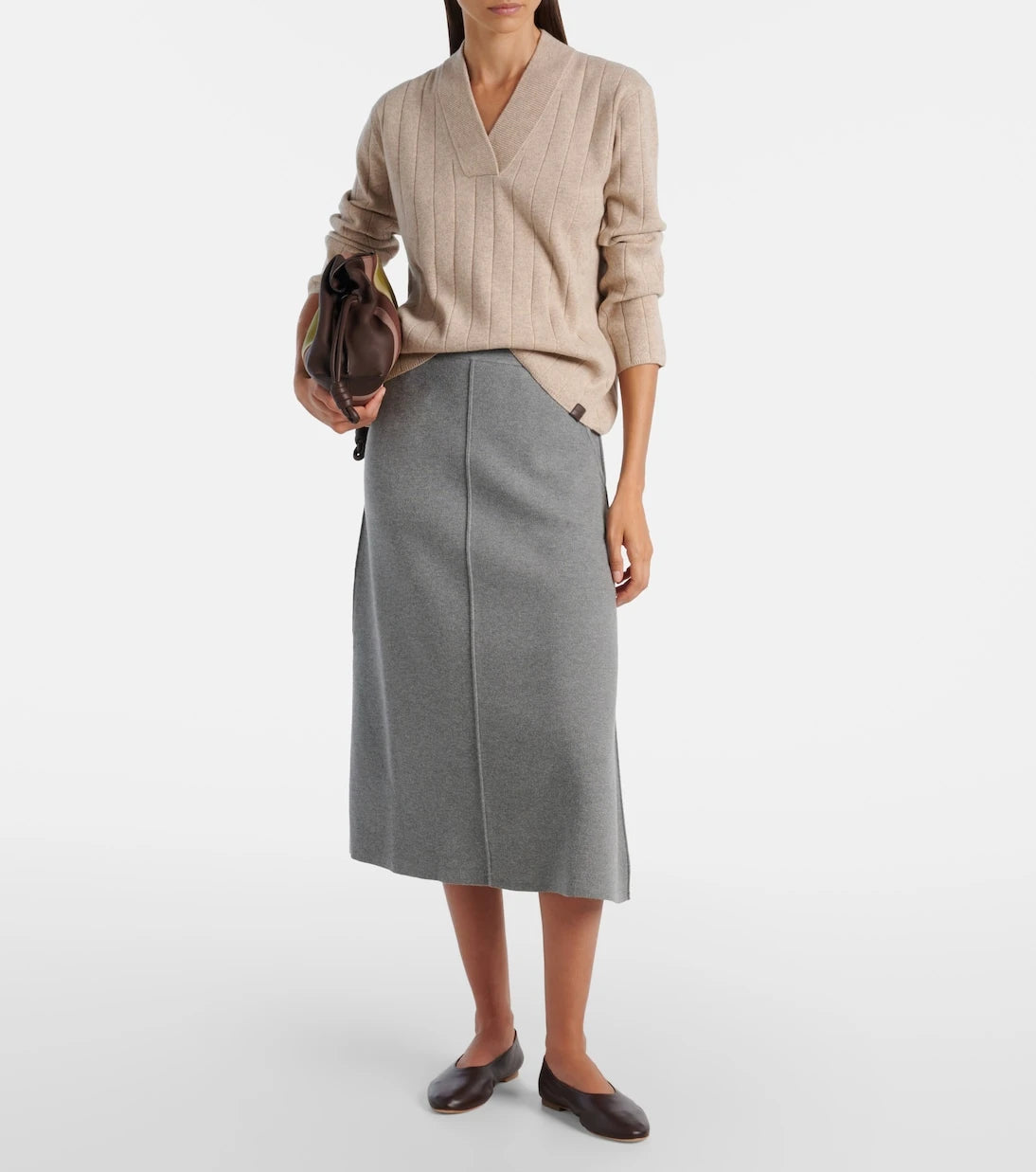 Max Mara - Arten fitilli kaşmir kazak