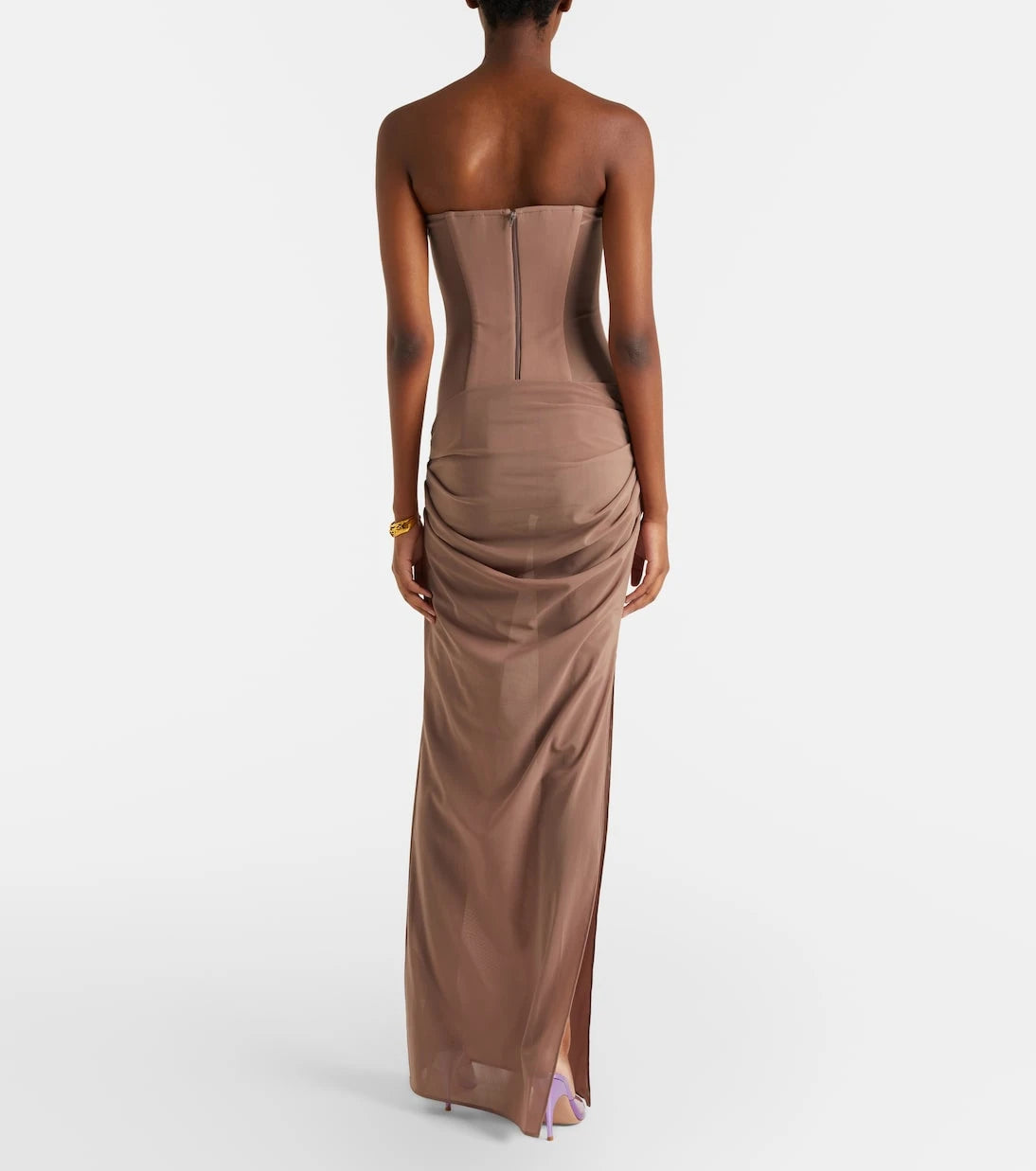 Alex Perry - Semi-sheer strapless gown