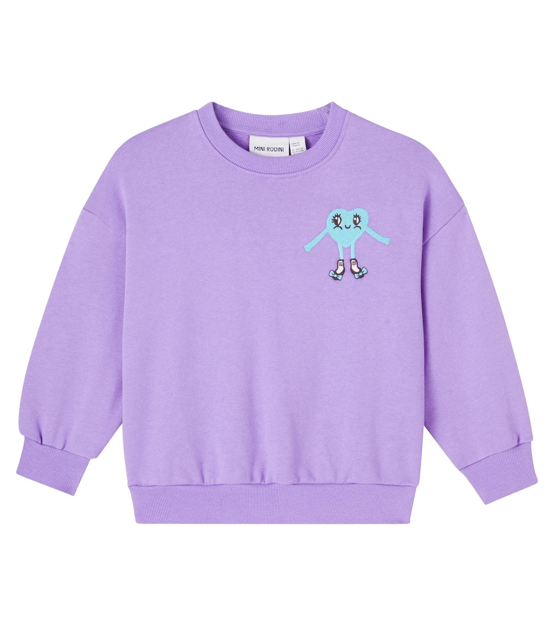 Mini Rodini - Embroidered cotton jersey sweatshirt