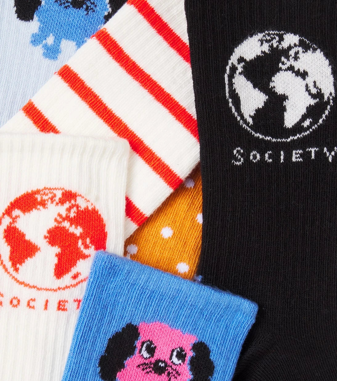 Mini Rodini - Set of 7 printed cotton-blend socks