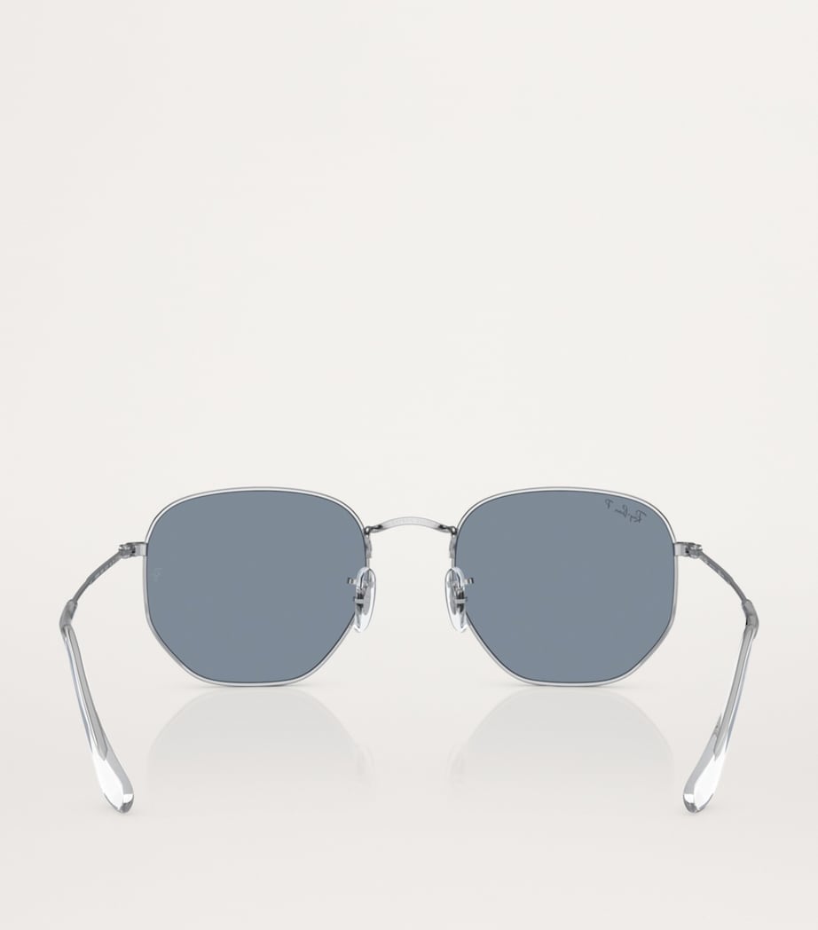 Ray-Ban Silver Steel 0RB3548N Sunglasses