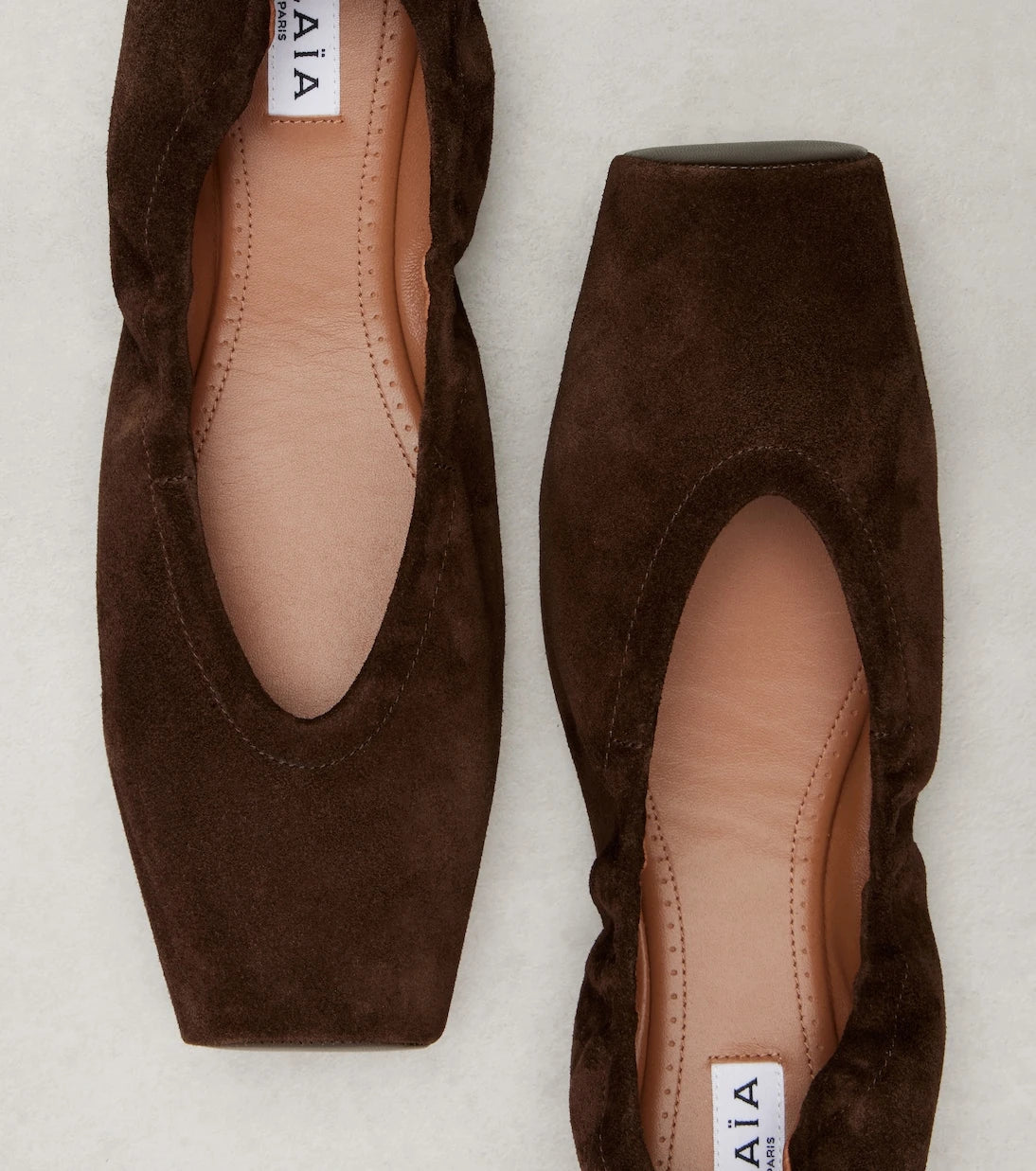 Alaïa - Suede ballet flats