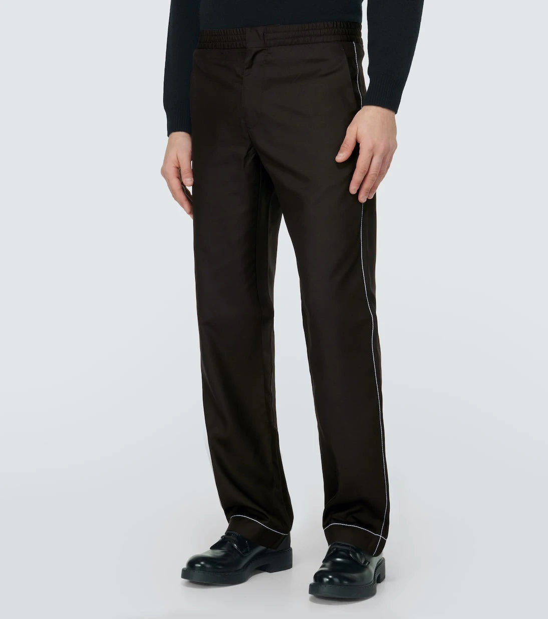 Prada - Silk straight pants