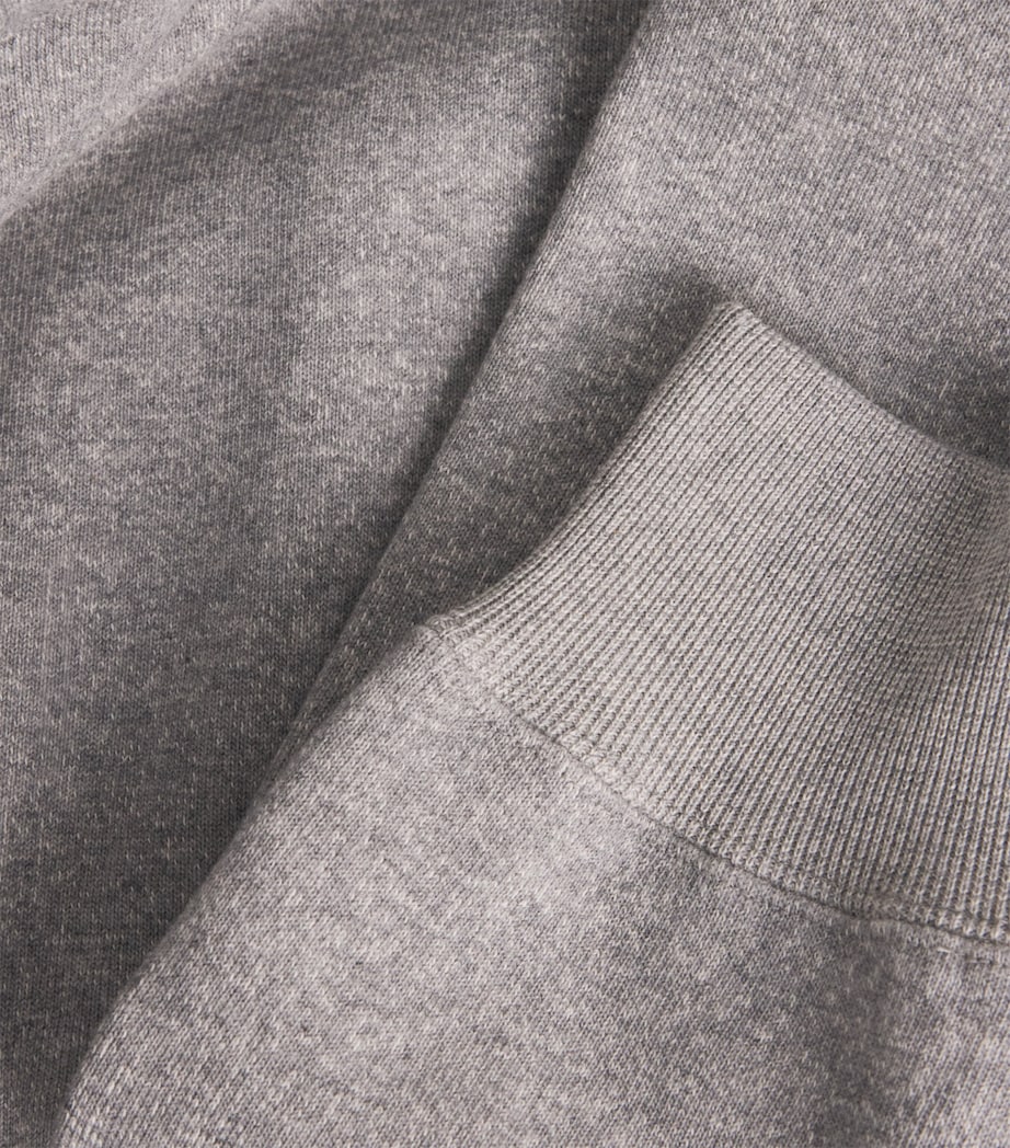 Grey Cotton Smooth Soft Sweatshirt