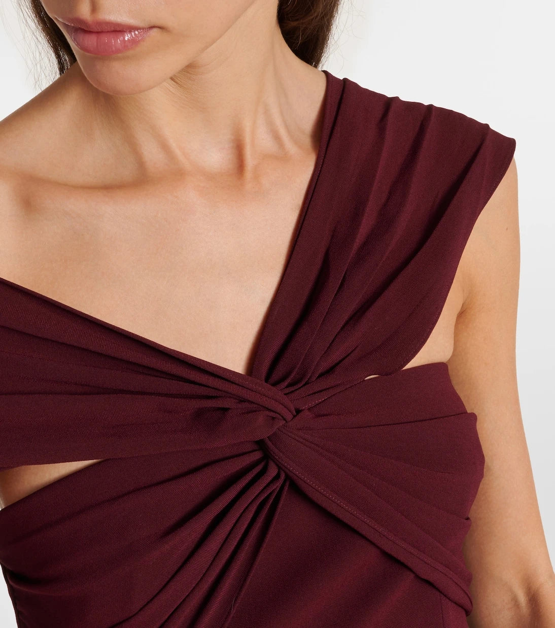Roland Mouret - Draped cady gown