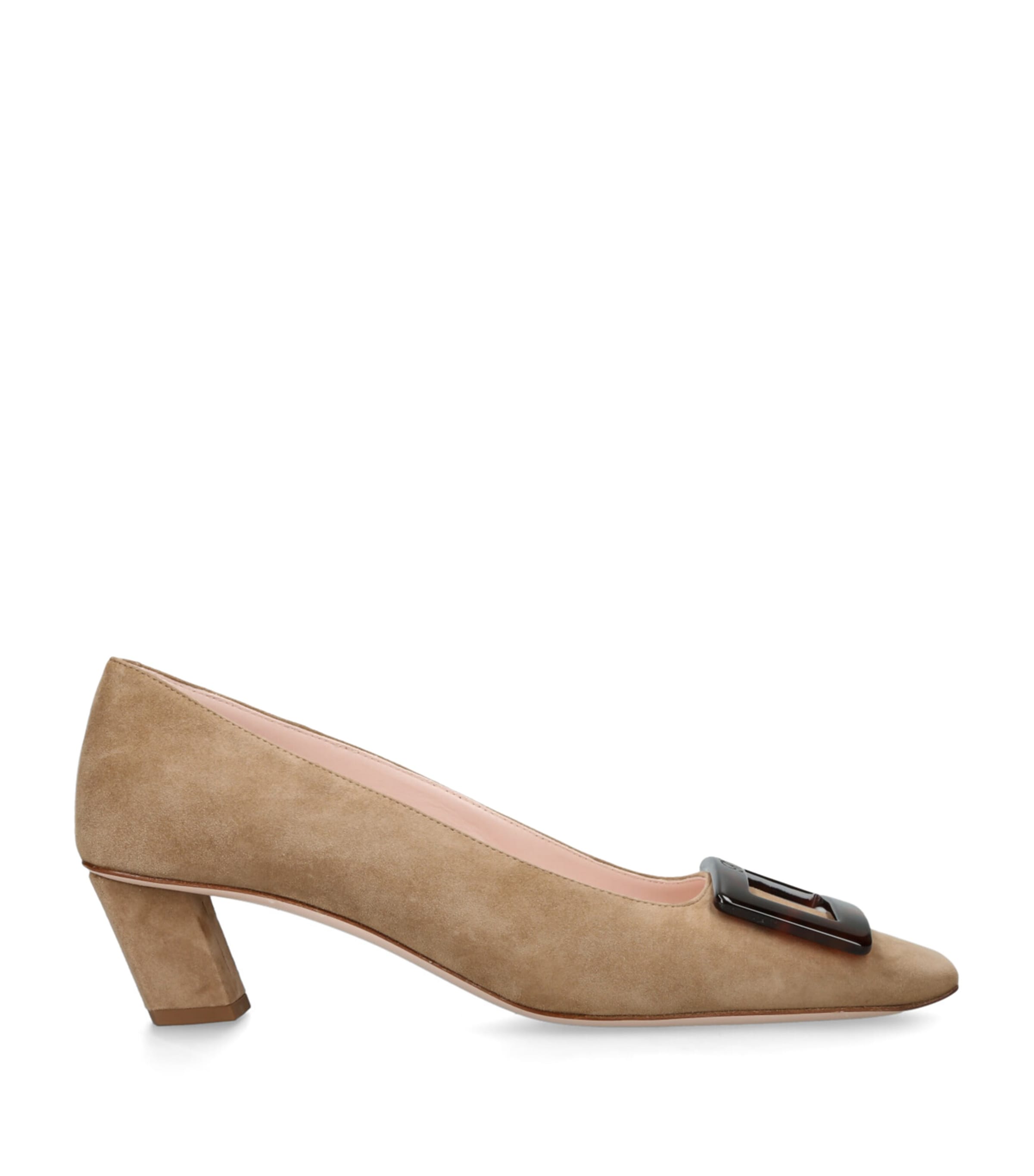 Roger Vivier Beige Suede Belle Vivier Pumps 45