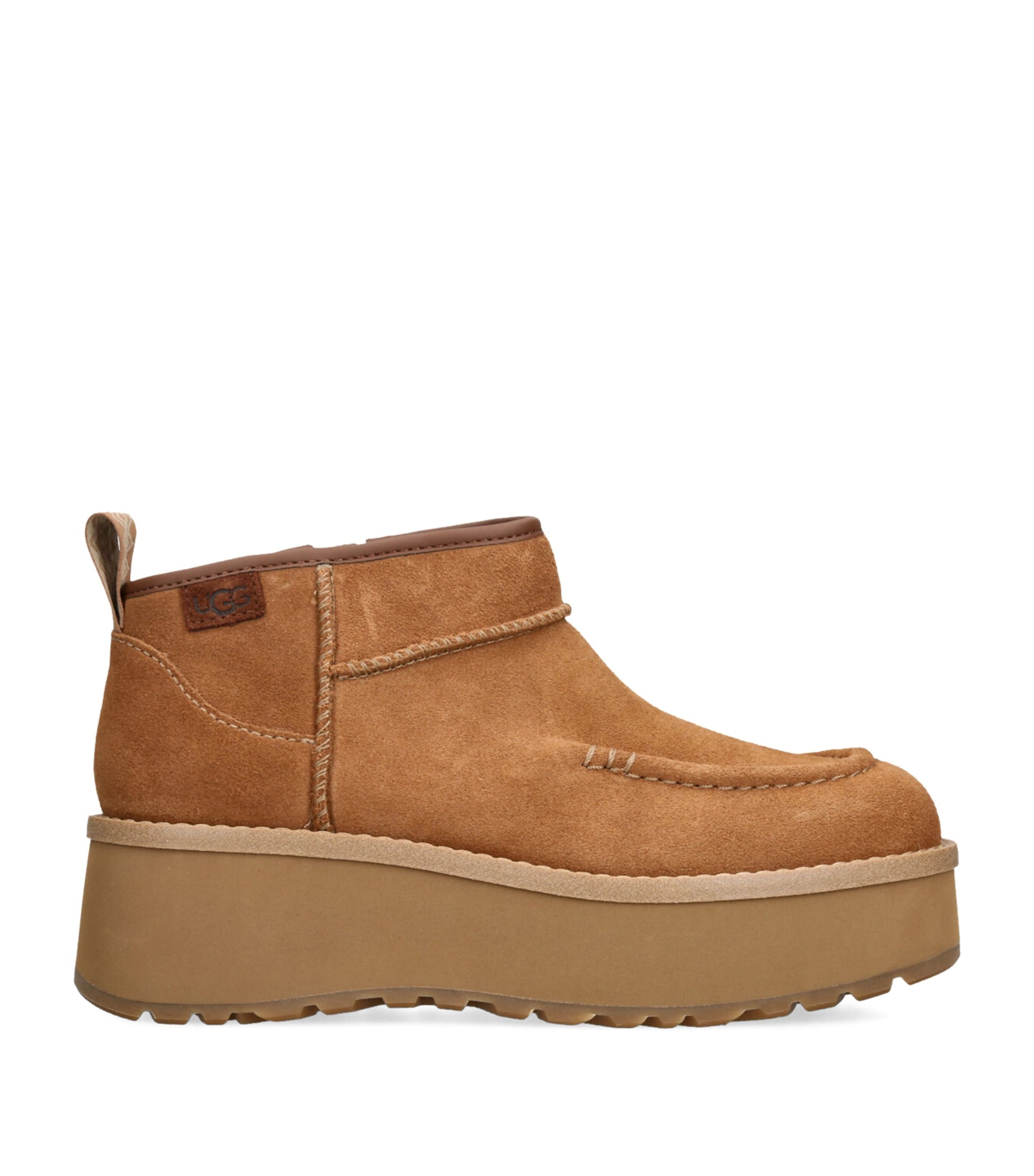 UGG Beige Suede Cityfunc Ultra Mini Boots 60