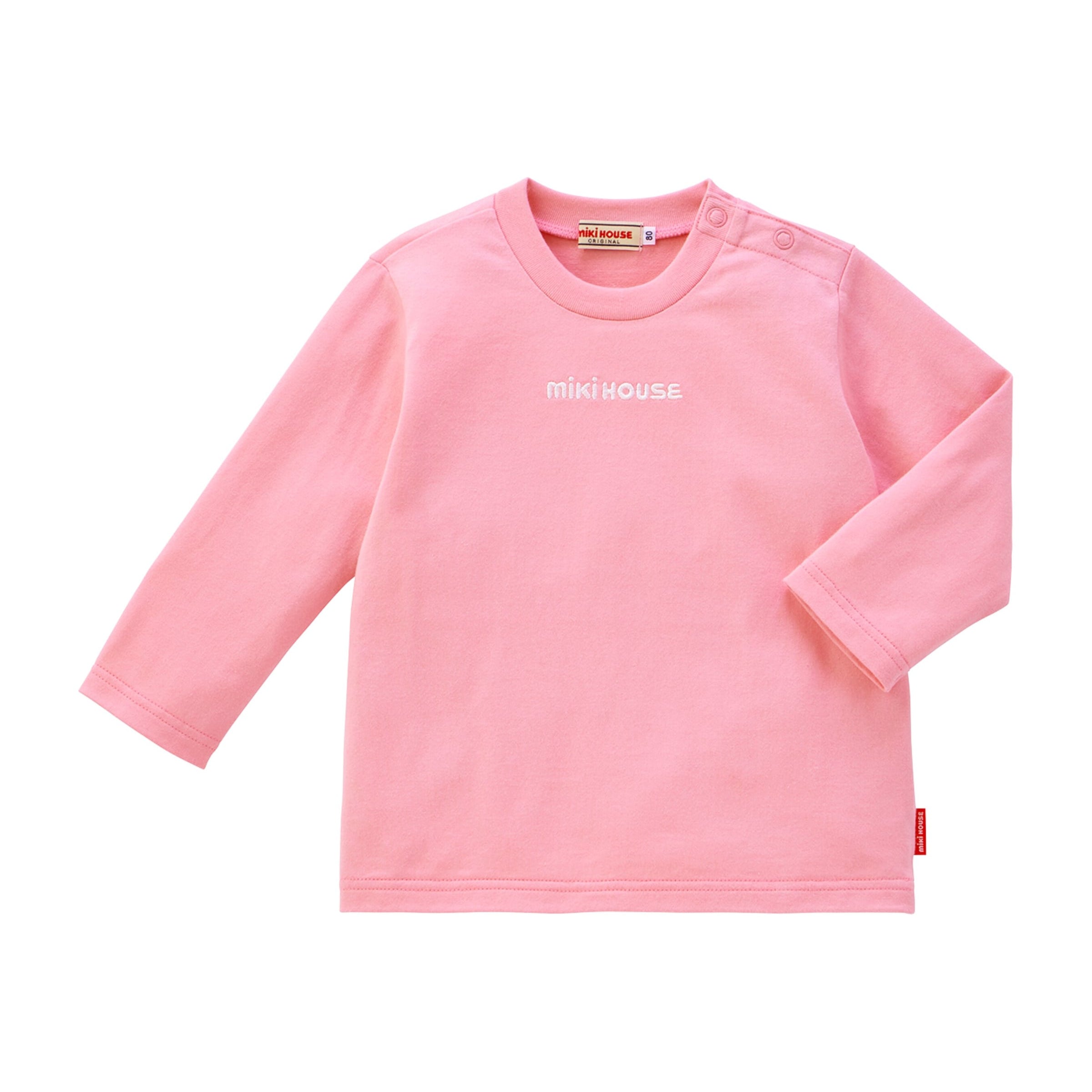 Miki House Long-Sleeve Embroidered T-Shirt (2-11 Years)