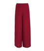 Eres Red Linen Select Wide-Leg Trousers