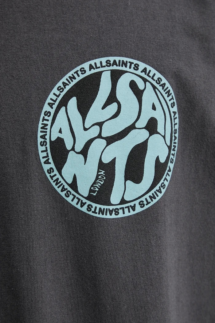 Памучна тениска AllSaints DISTORTION