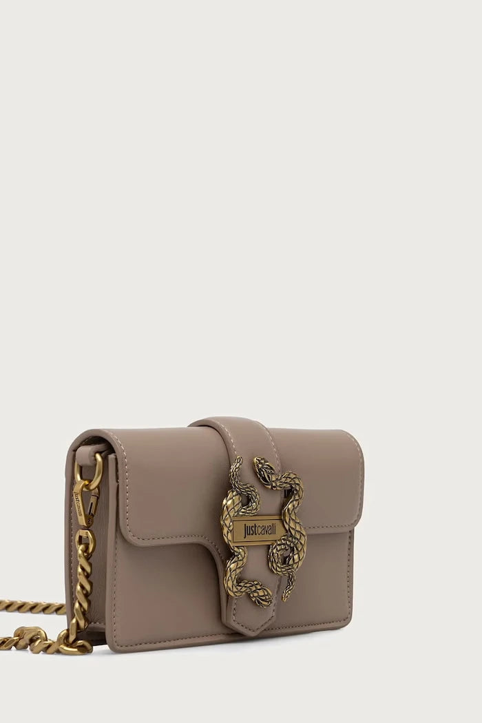 Just Cavalli suni deri kadın crossbody çanta