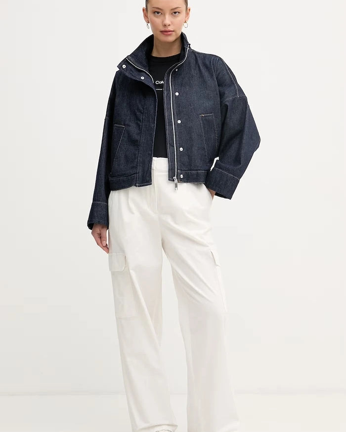 Calvin Klein Jeans pamuklu kadın pantolonu