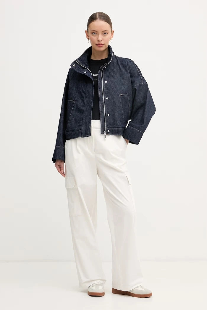 Calvin Klein Jeans pamuklu kadın pantolonu