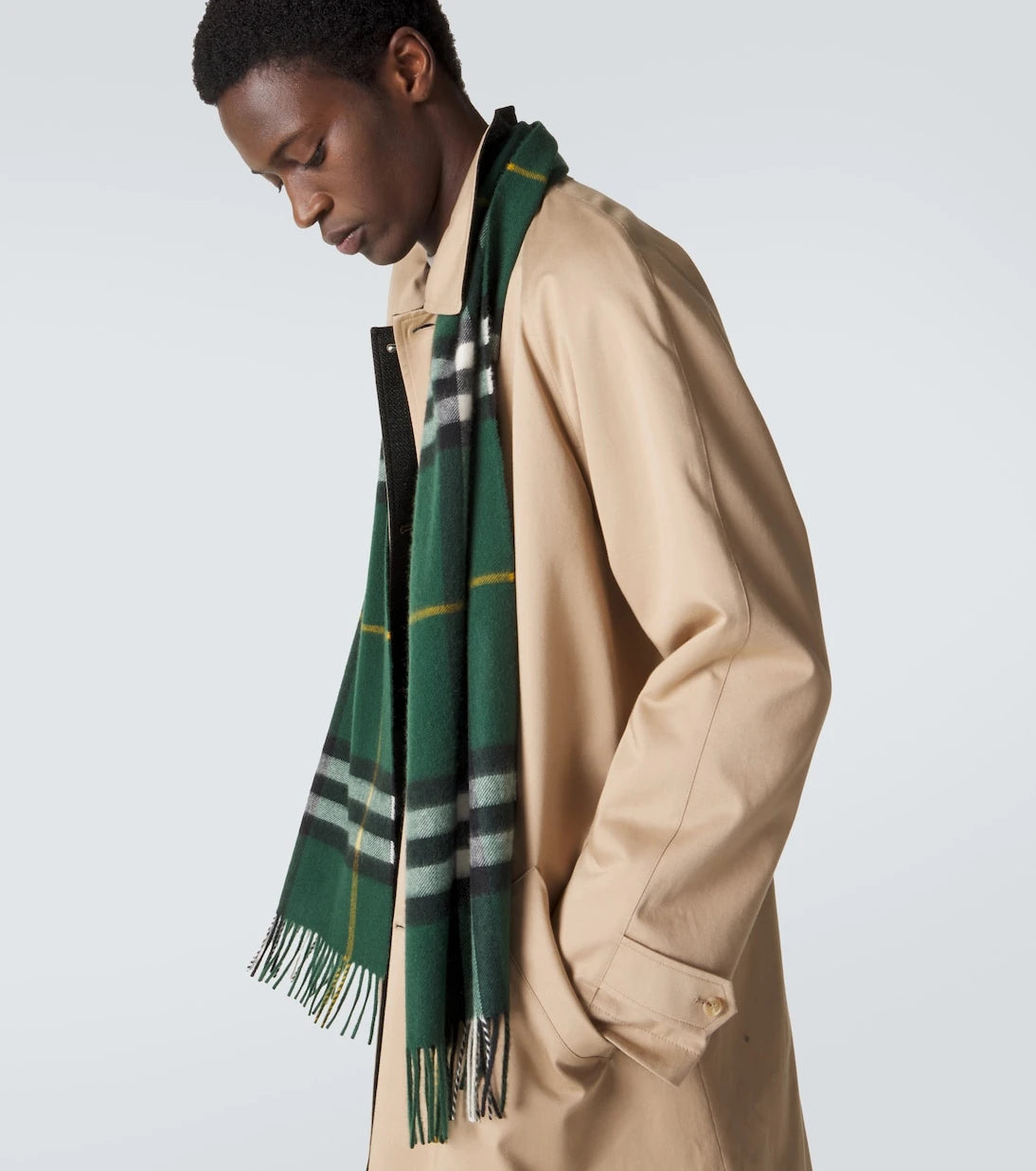 Burberry - Burberry Check cashmere scarf