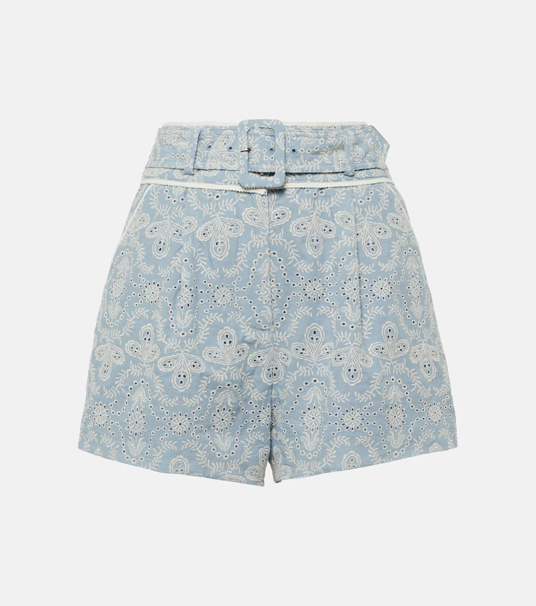 Veronica Beard - Hobbes high-rise cotton shorts