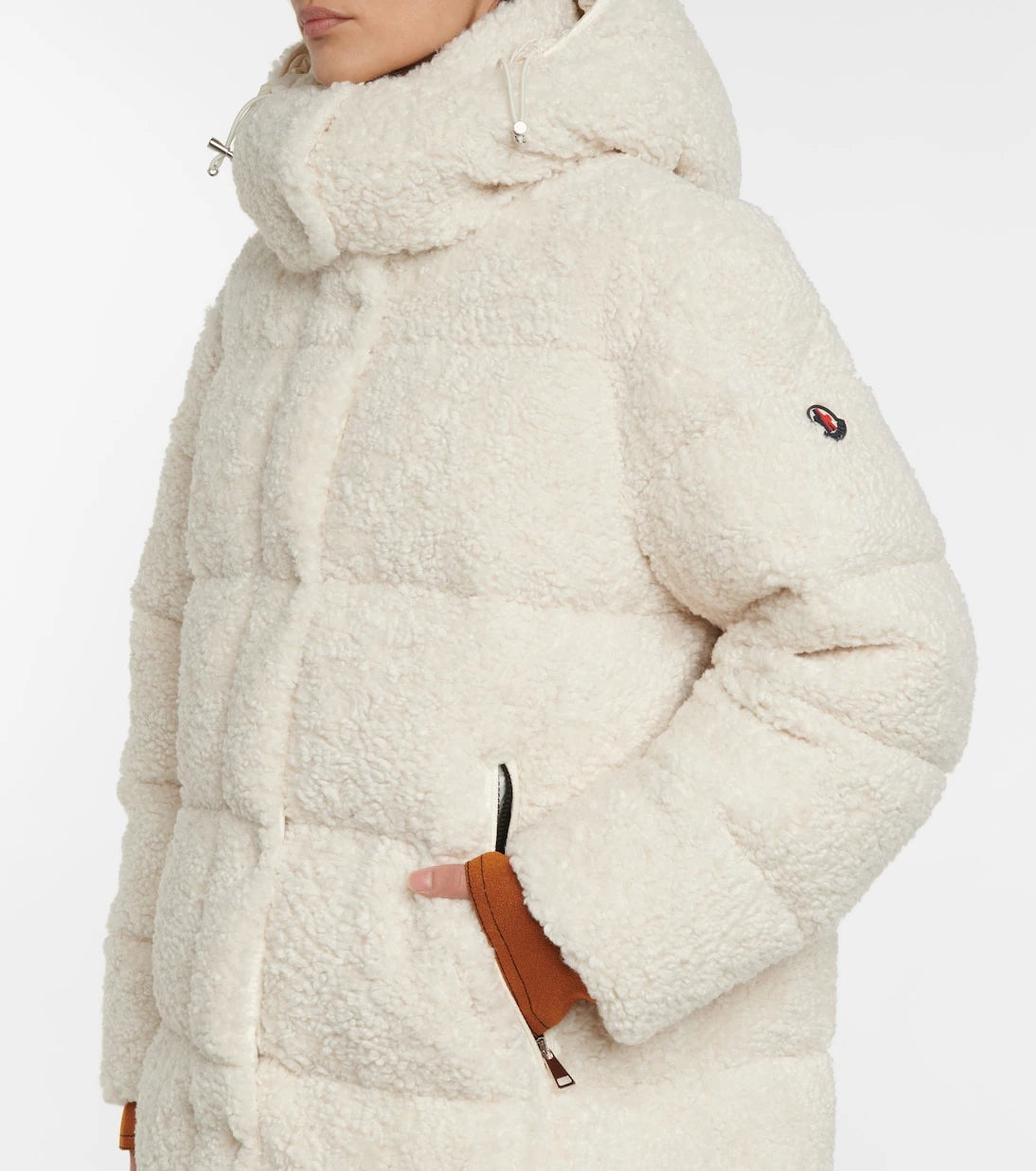 Moncler - Hainardia teddy down coat