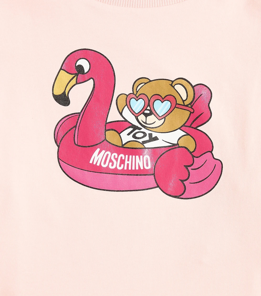 Moschino Kids - تيشيرت جيرسيه بطبعة من مزيج القطن