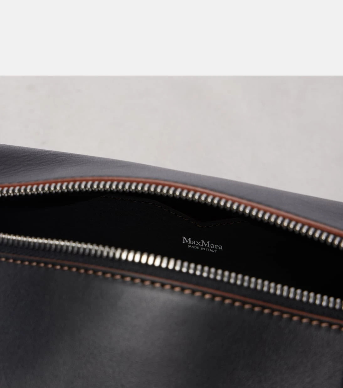 Max Mara - Holdall Small leather tote bag