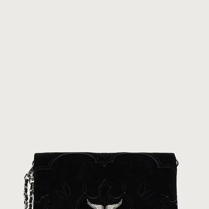 Kadın süet crossbody çanta