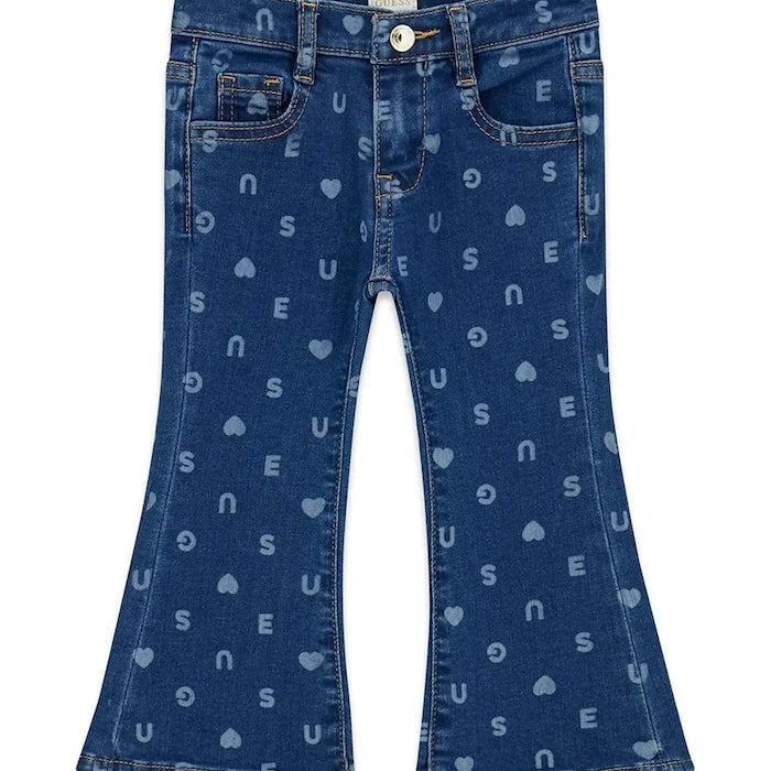 Guess дънки flare за деца