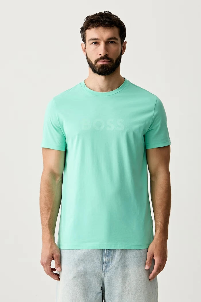 BOSS мъжки от памук T-Shirt RN