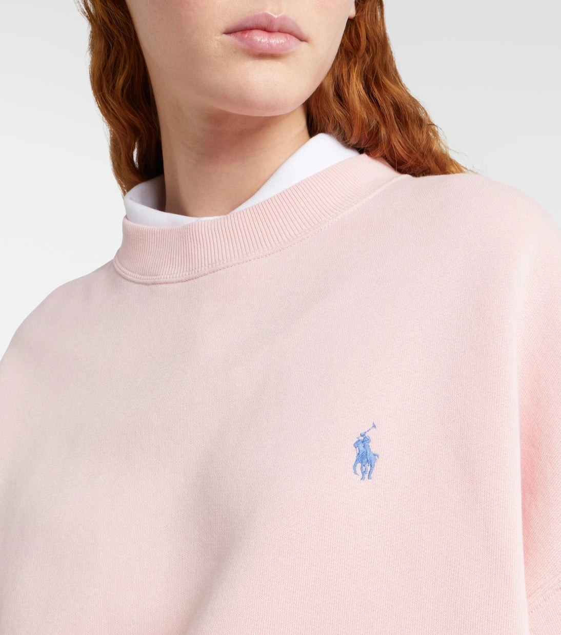 Polo Ralph Lauren - سويت شيرت من الصوف المخلوط بالقطن