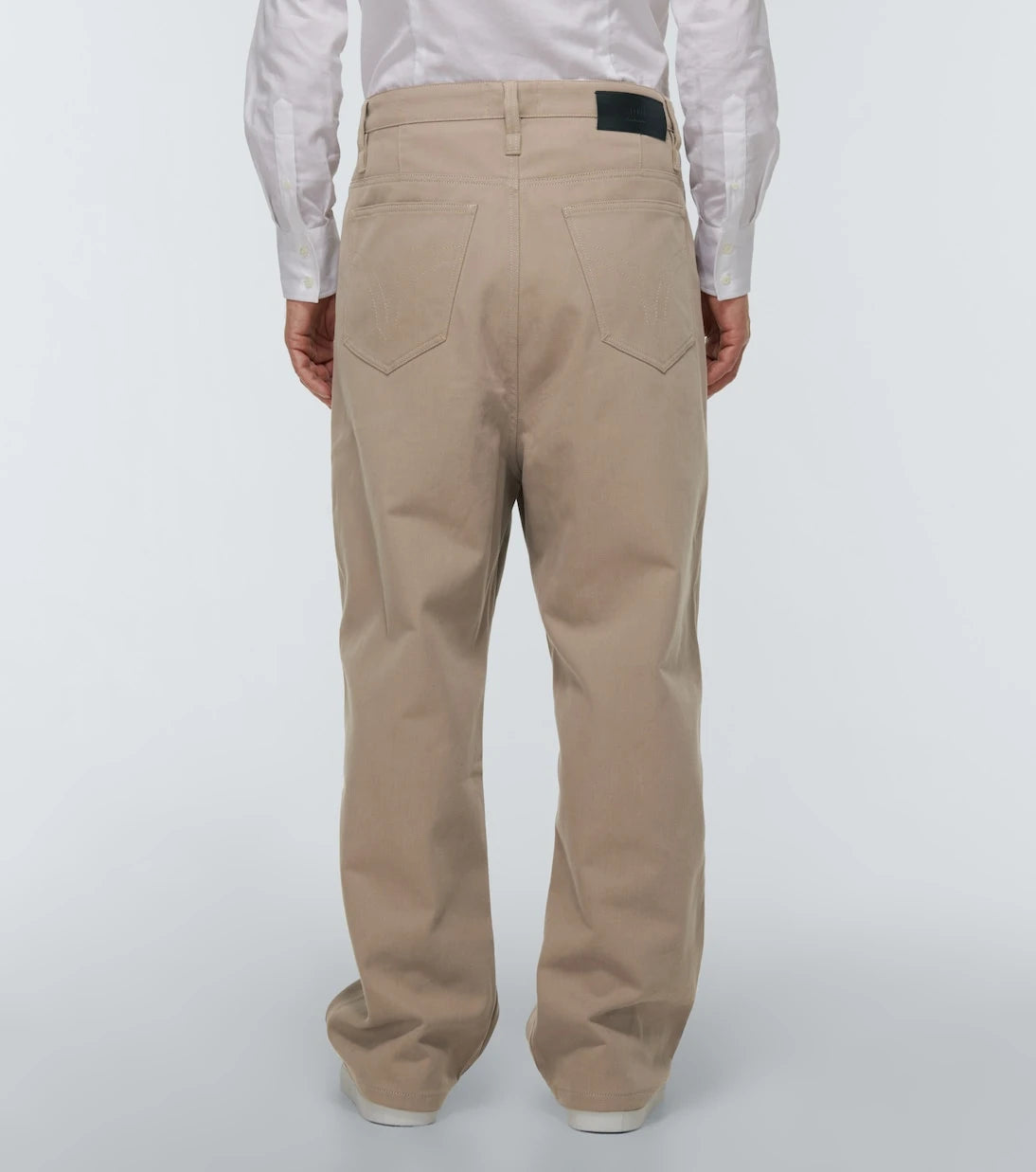 Ami Paris - Alex Fit straight cotton gabardine pants