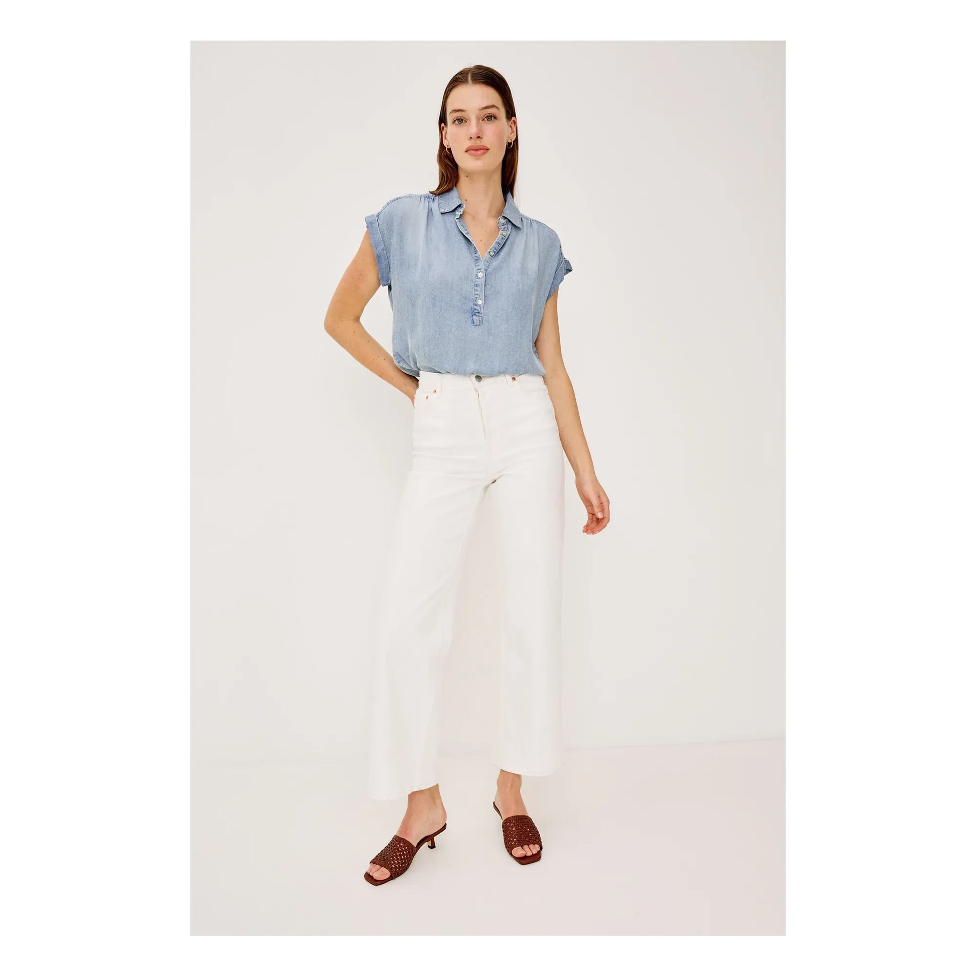 Rails - Tuscany blouse | Denim blue