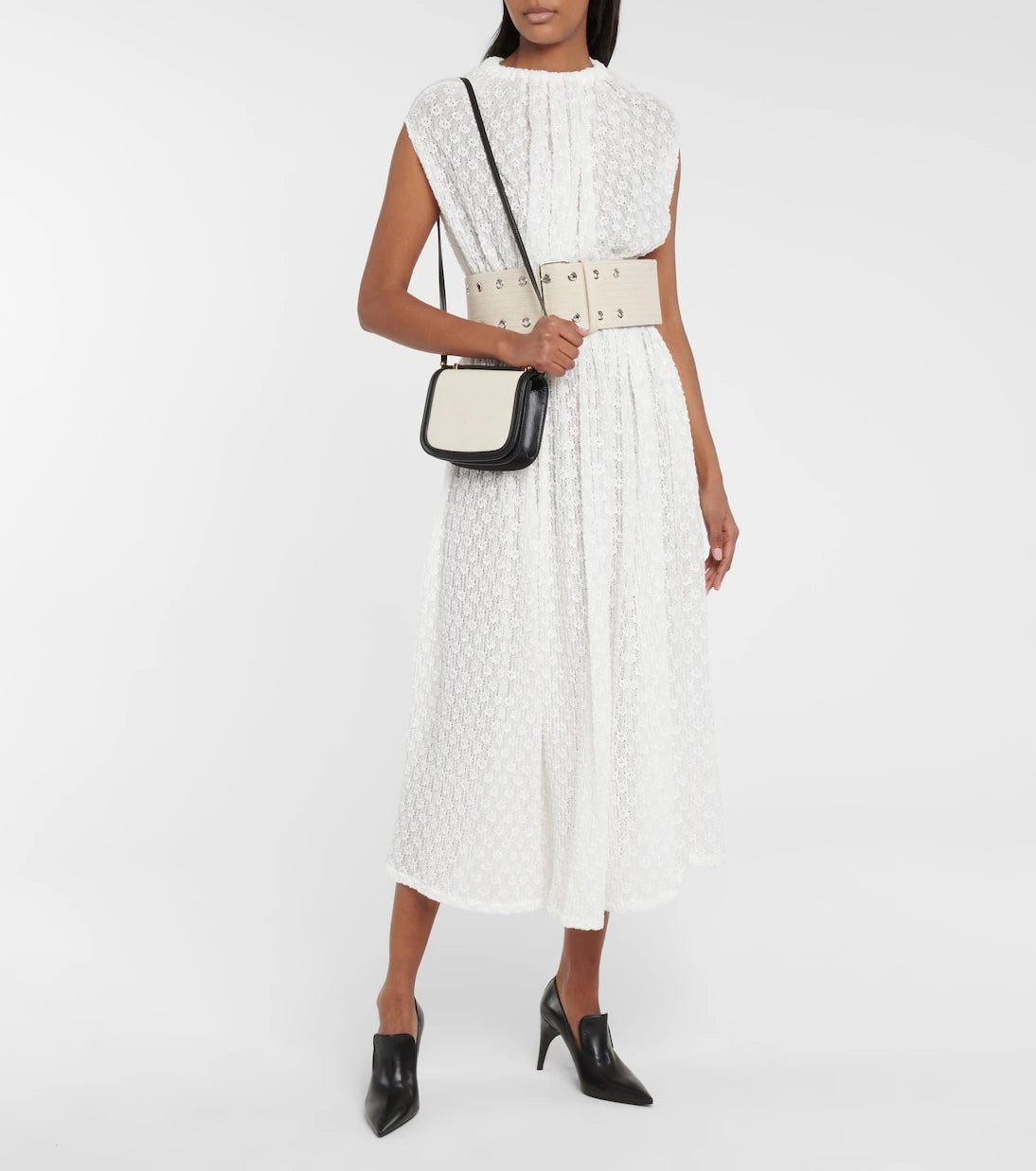 Jil Sander - Cloqué jersey midi dress