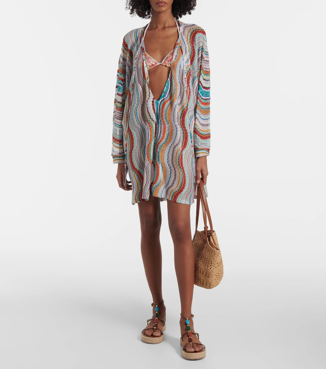 Gianvito Rossi - Shanti leather espadrille sandals