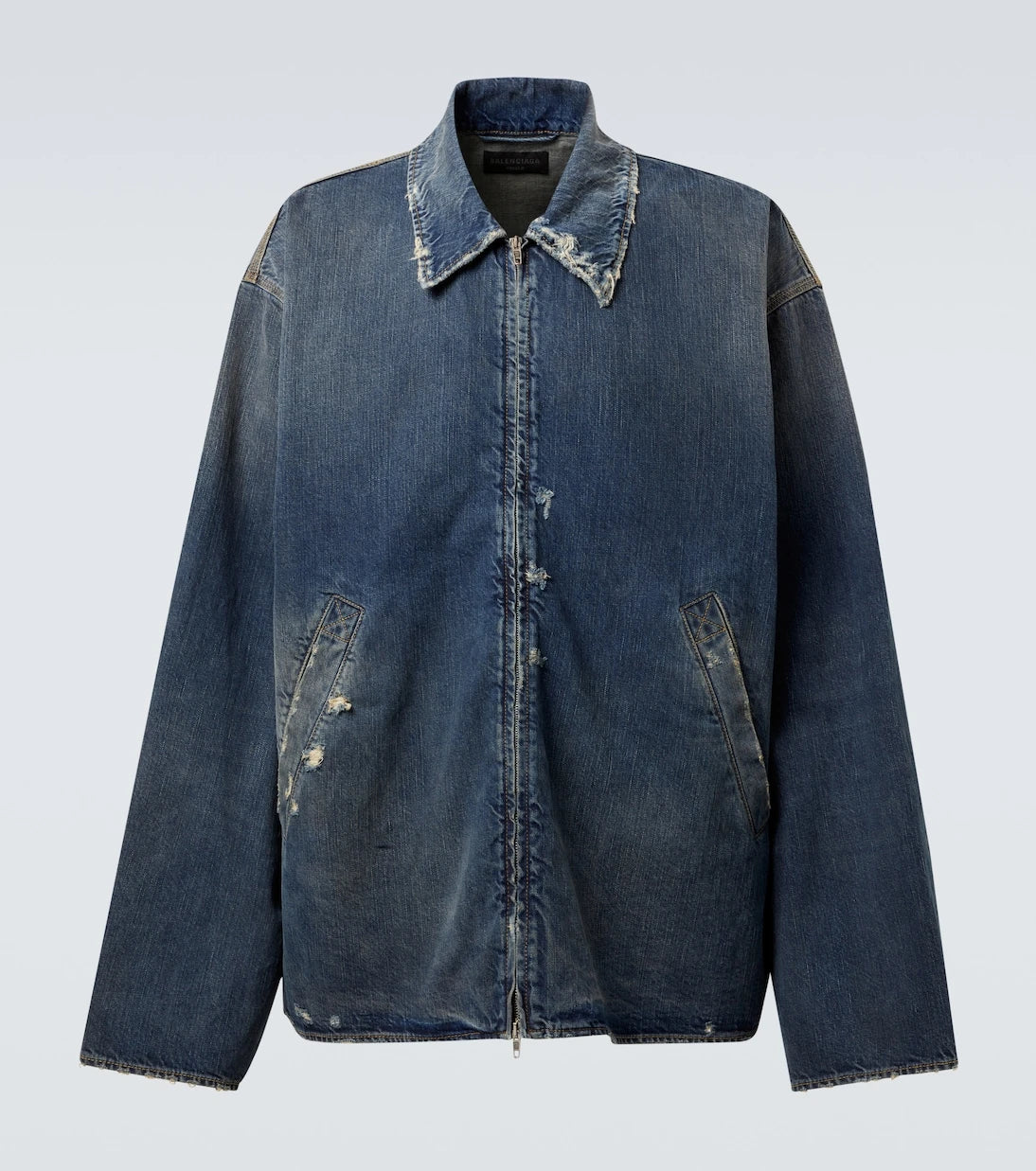 Balenciaga - Distressed denim jacket
