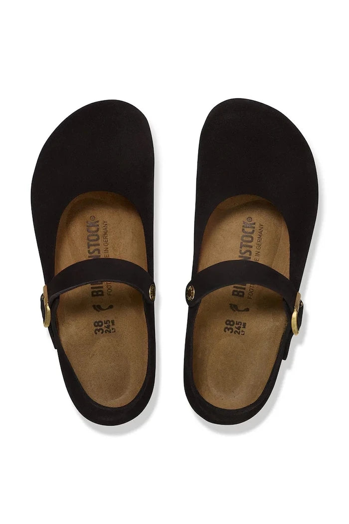 Birkenstock балеринки от велур Mantova