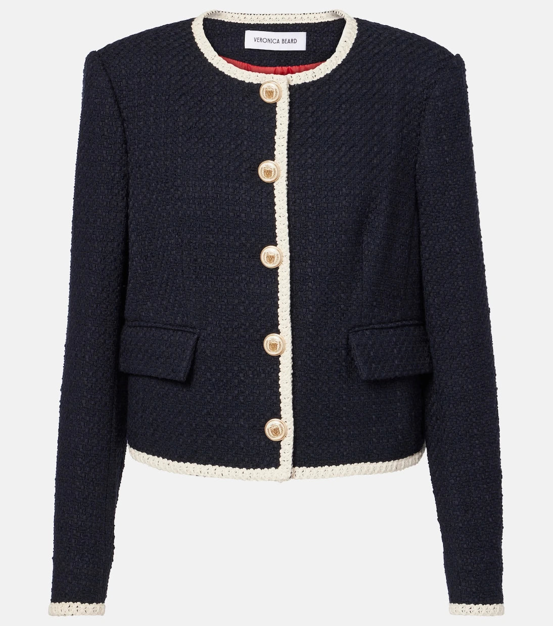 Veronica Beard - Mabel cropped tweed jacket