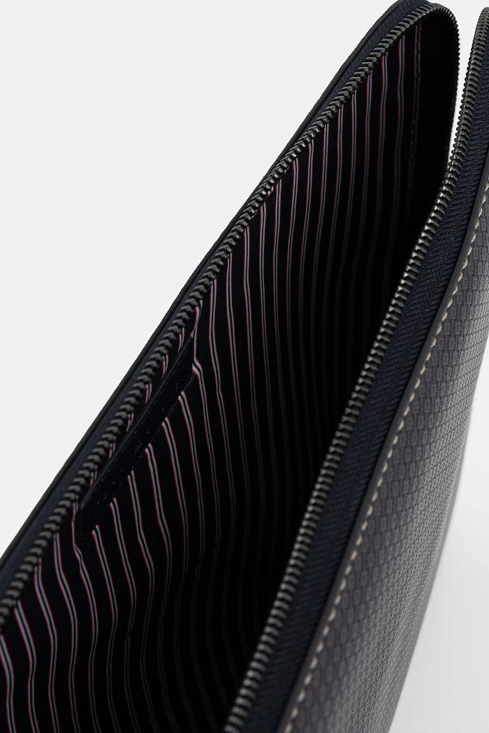 Tommy Hilfiger erkek suni deri laptop kılıfı