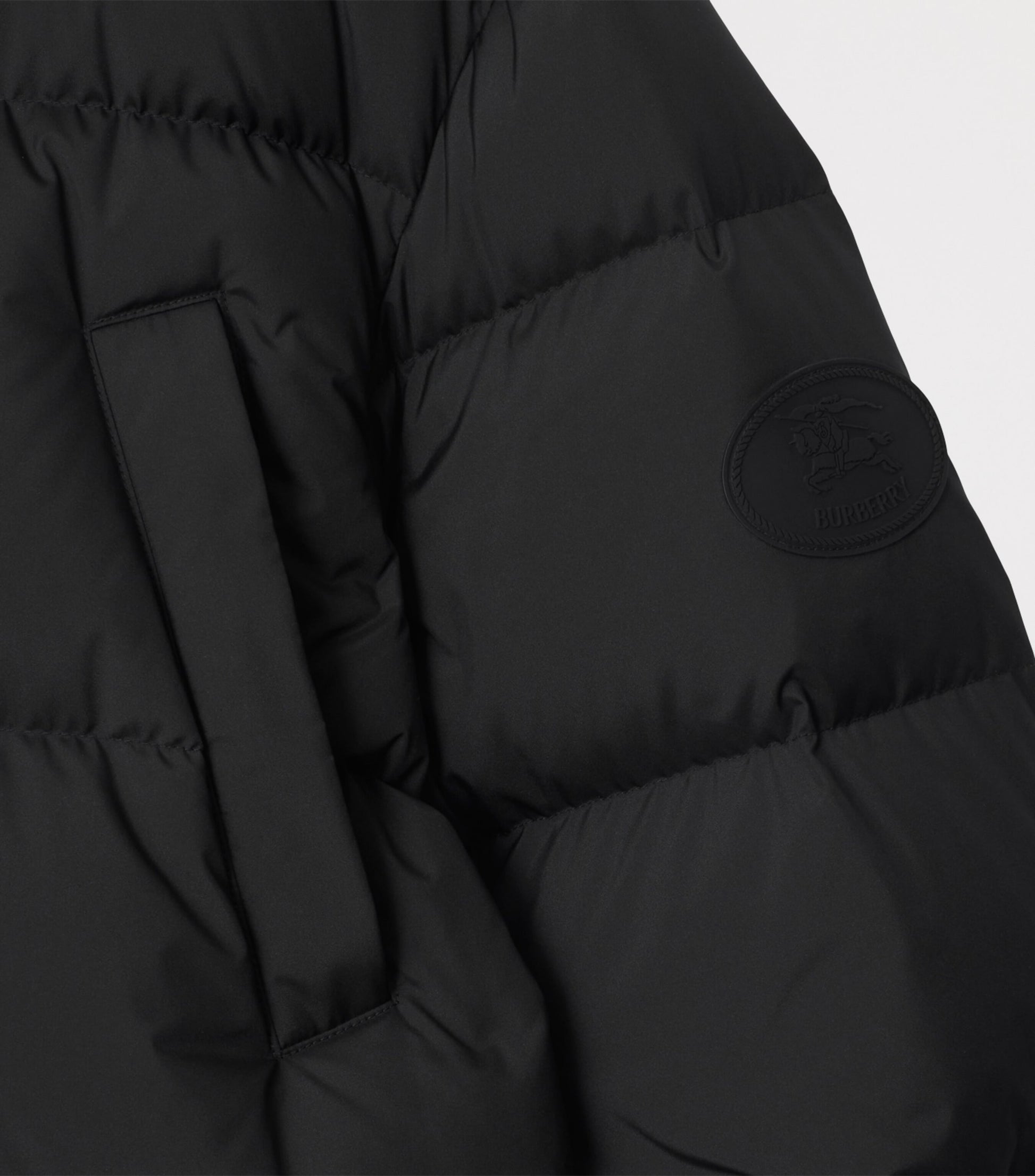 Burberry Black Hooded Down Puffer Jacket
