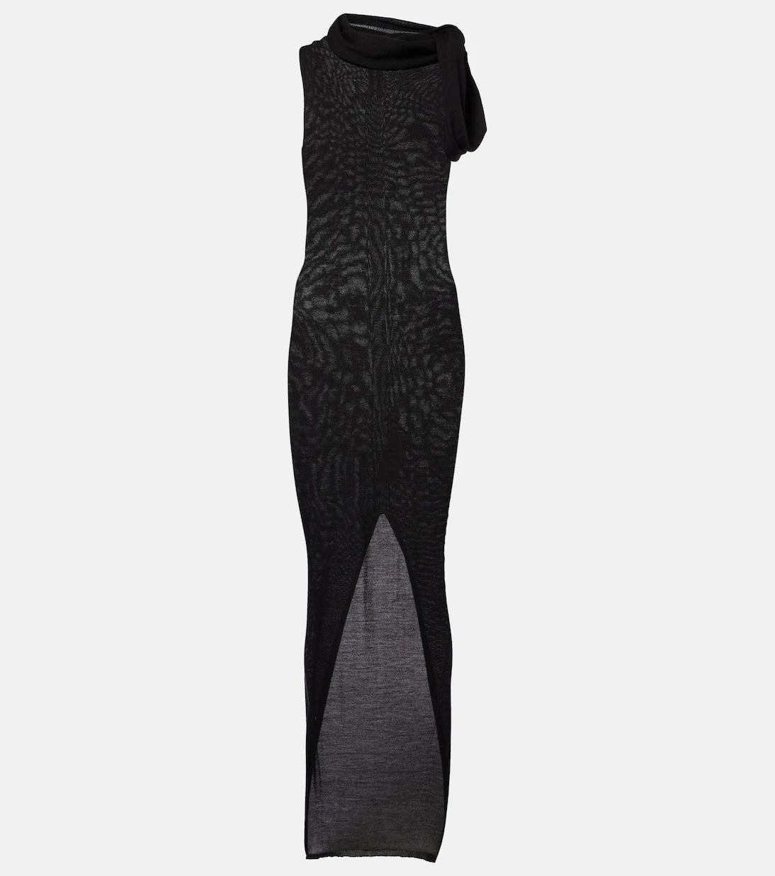 Rick Owens - Banded T virgin wool maxi dress