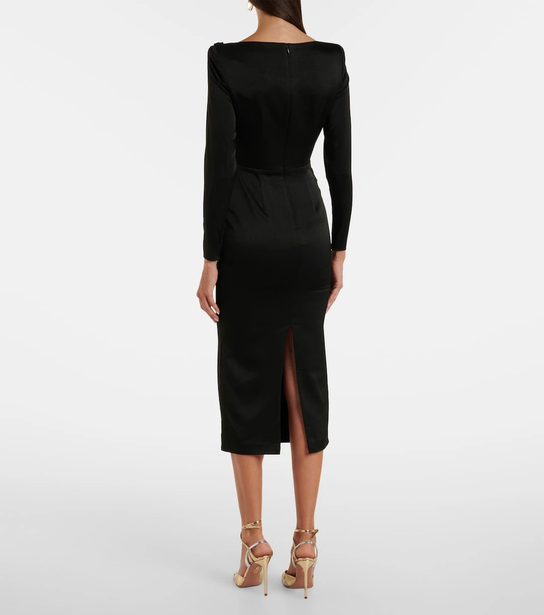 Alex Perry - Asymmetric draped midi dress