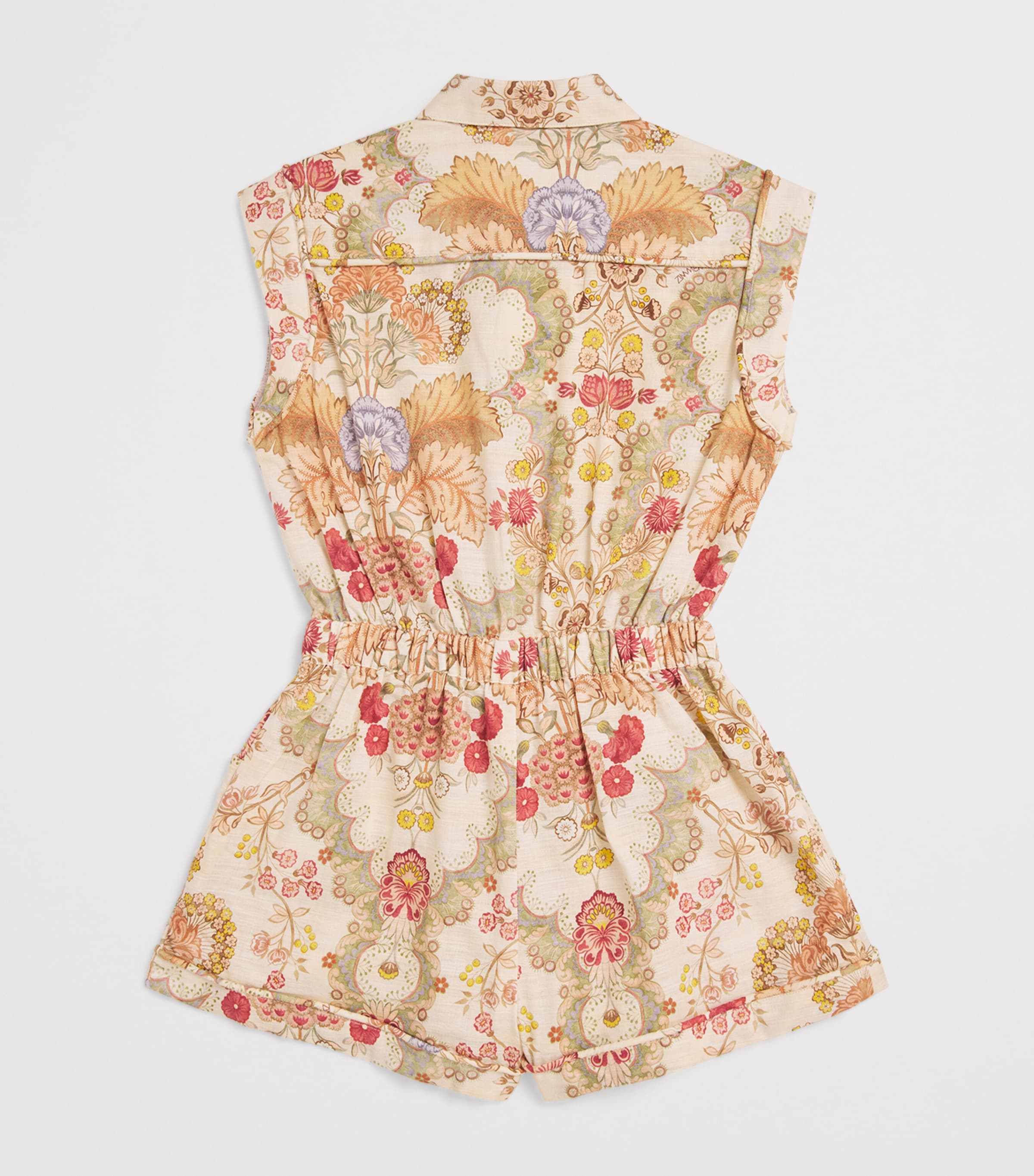 Zimmermann Kids Cotton Floral Daylight Playsuit (2-12 Years)