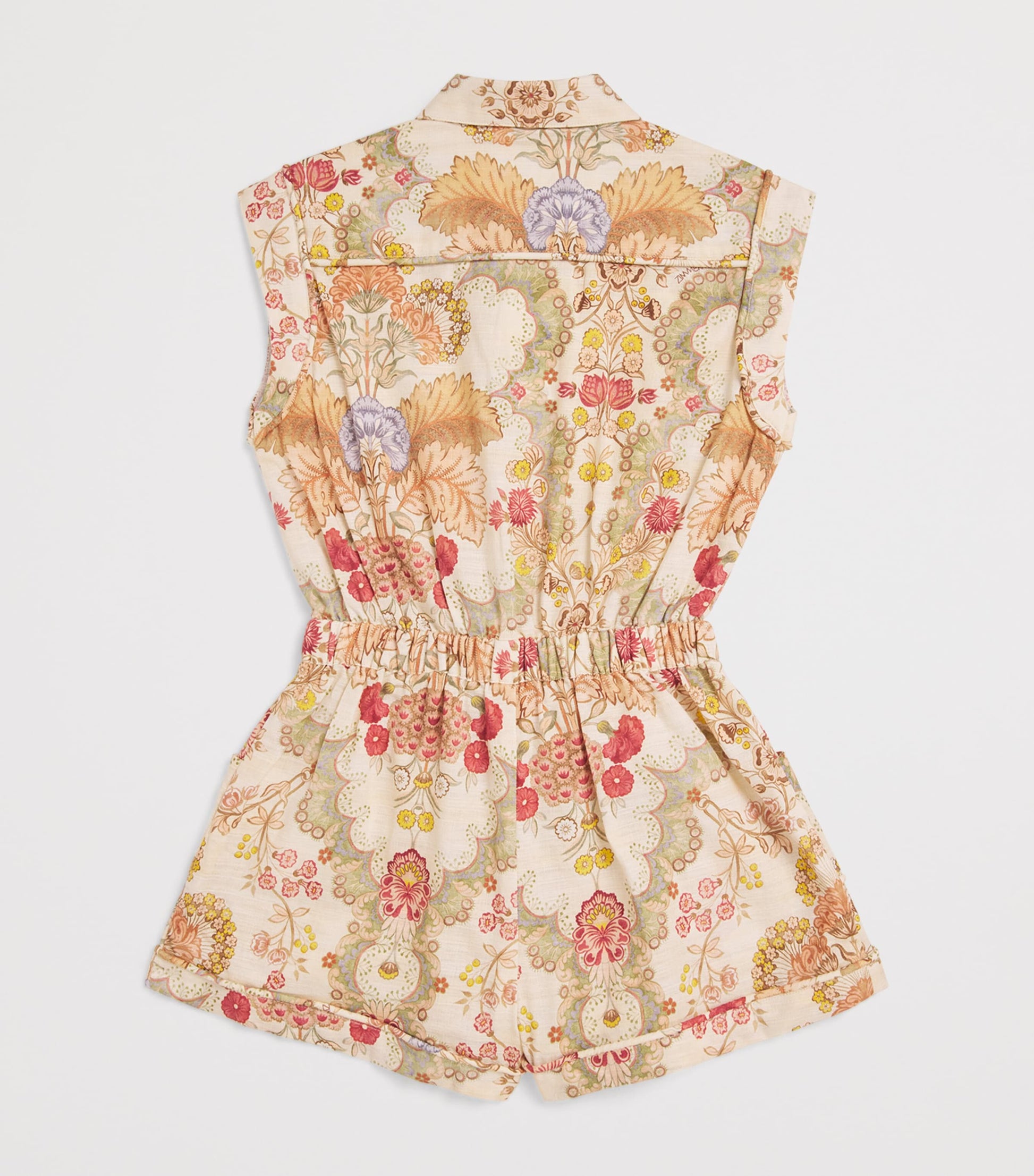 Zimmermann Kids Cotton Floral Daylight Playsuit (2-12 Years)