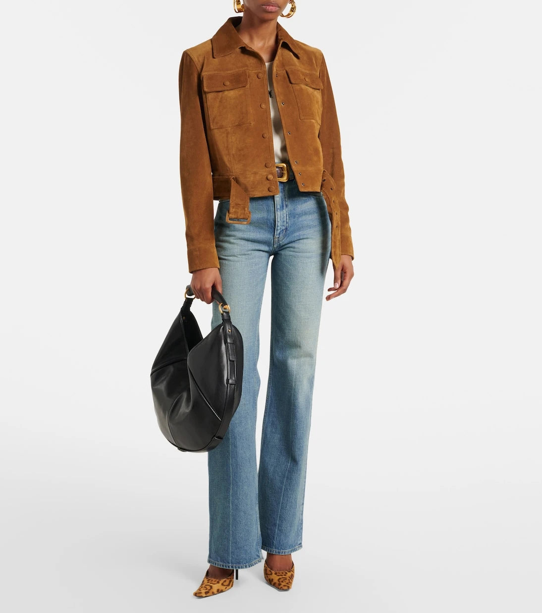 Saint Laurent - Mombasa Medium leather shoulder bag