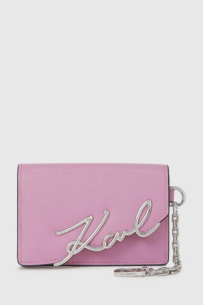 Кожен портфейл Karl Lagerfeld K/SIGNATURE